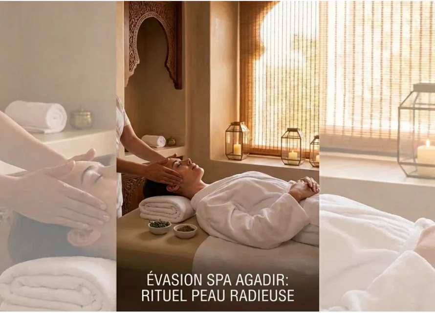 modelage du visage à Agadir dans un espace beauté premium