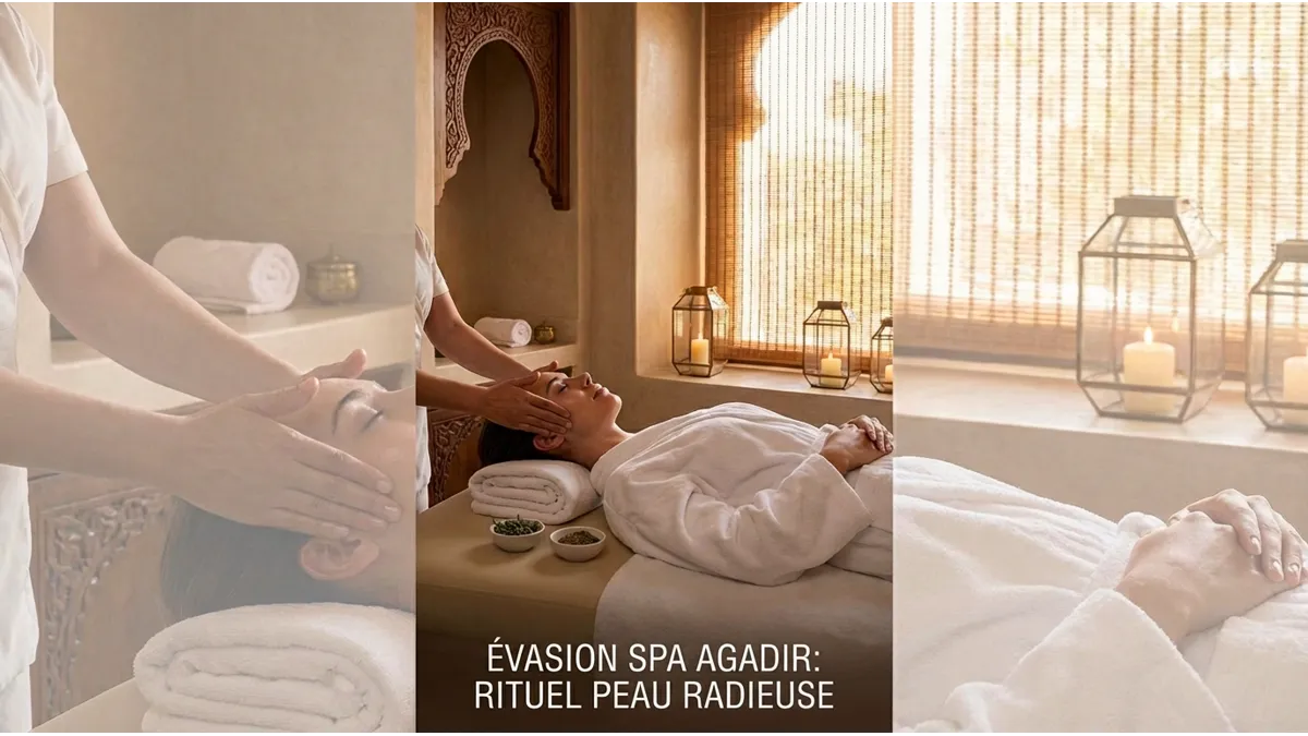 modelage du visage à Agadir dans un espace beauté premium