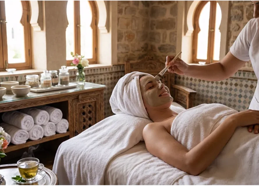 Nettoyage de peau à Agadir lors d’une première séance dans un spa premium