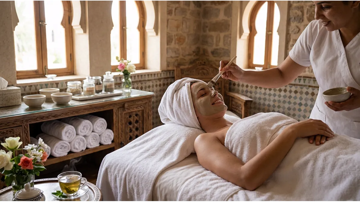 Nettoyage de peau à Agadir lors d’une première séance dans un spa premium
