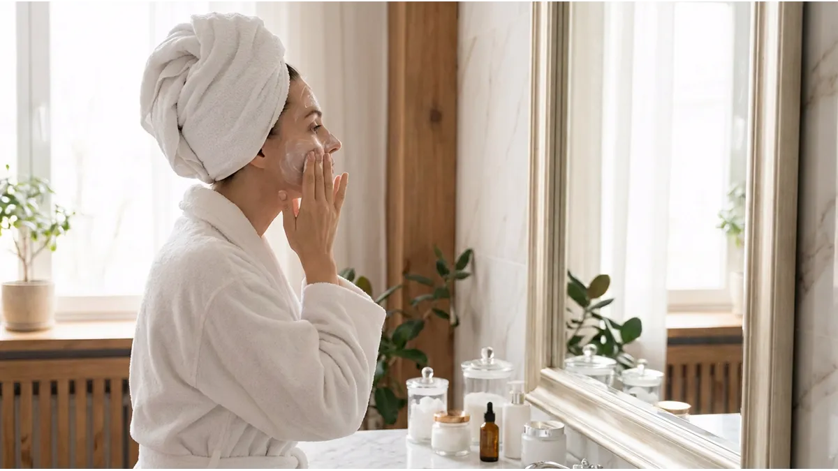 Routine après un nettoyage de peau à Agadir pour garder une peau nette