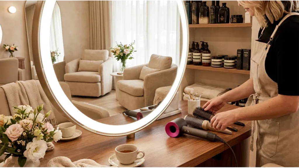 Coiffure à Agadir avec prestations brushing coupe et soin cheveux