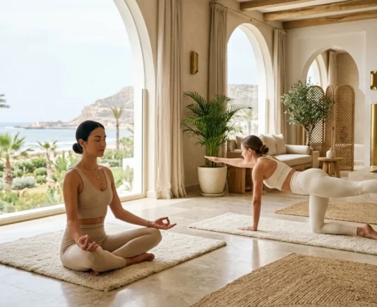 Yoga et pilates à Agadir dans un espace bien-être calme et élégant