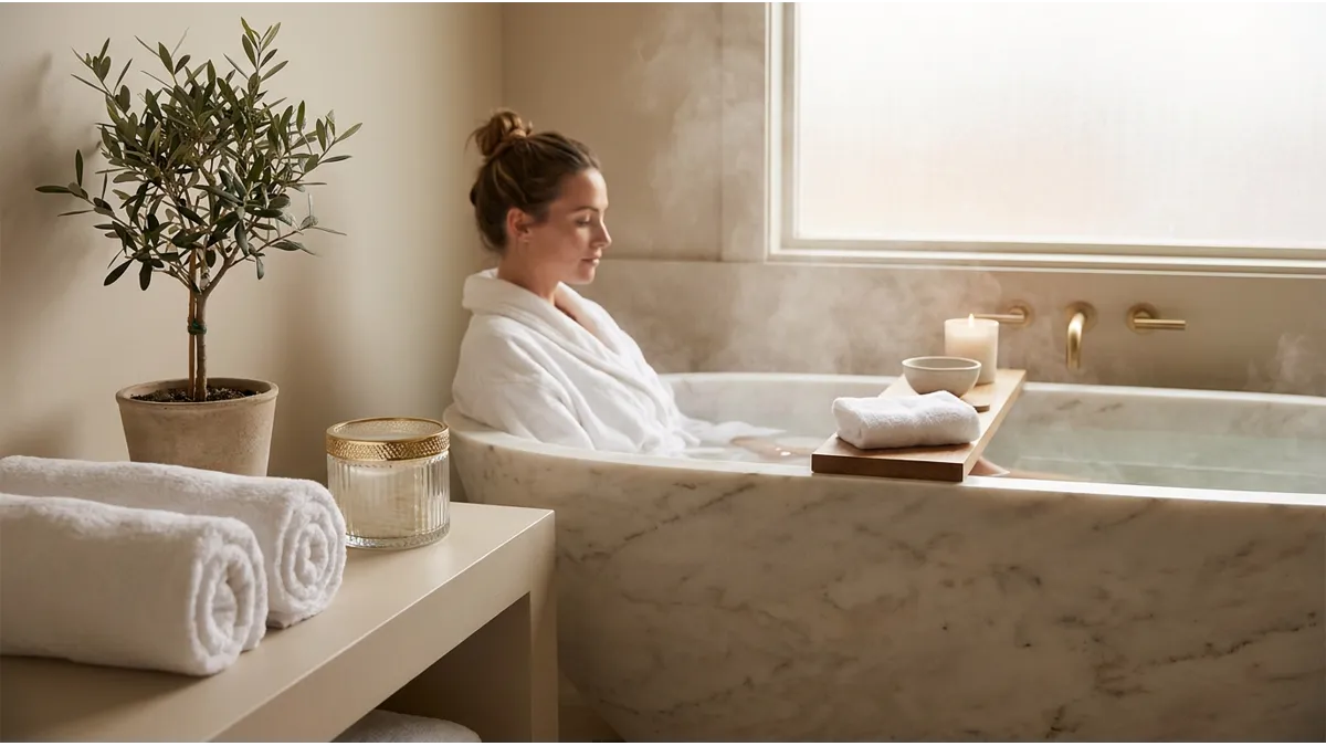 Bains à Agadir dans une ambiance spa calme et apaisante