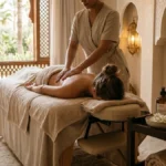 Massage relaxant à Agadir dans une salle spa calme et élégante